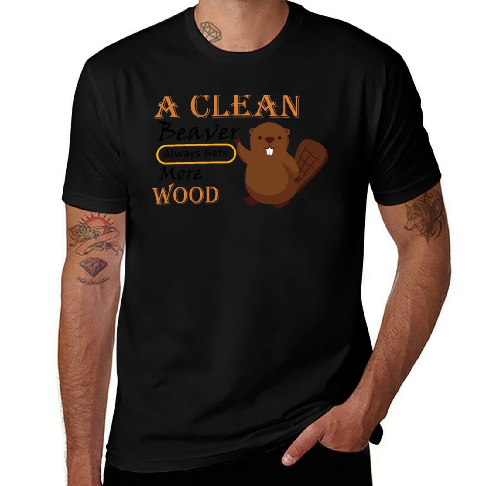 Woodworking Jokes - Grappig, een schone bever krijgt altijd