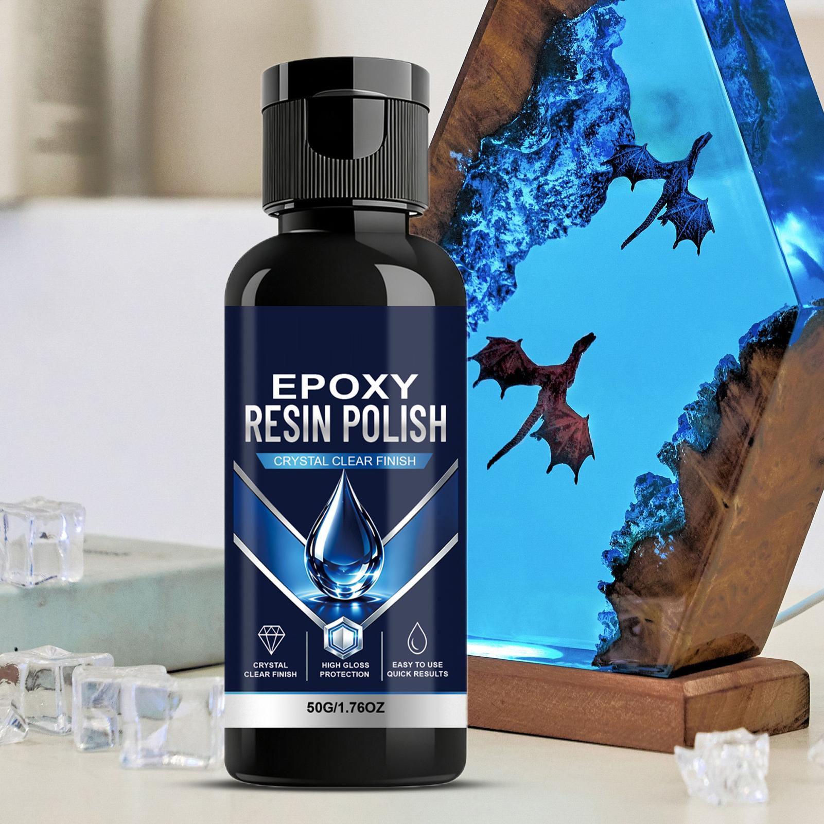 Woodworking Resin - Epoxyhars herstelvloeistof, tafelbladpoetsmiddel, snelle glansrestaurator voor