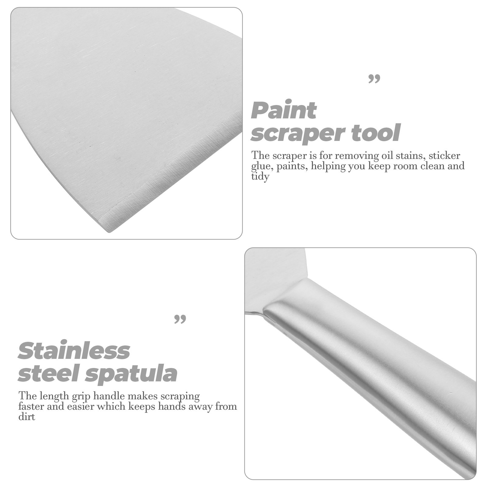 Robuuste roestvrijstalen schra - Woodworking Wallpaper recensie en prijs